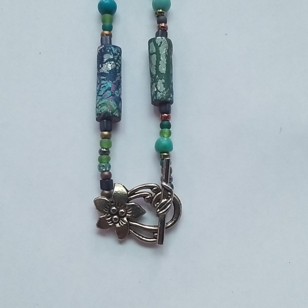 Bead Necklace and Earring Set